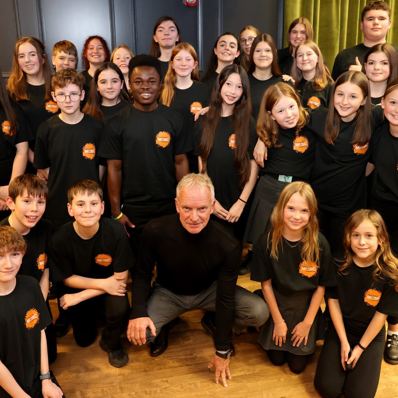 North Tyneside Youth Choir with famous musician Sting